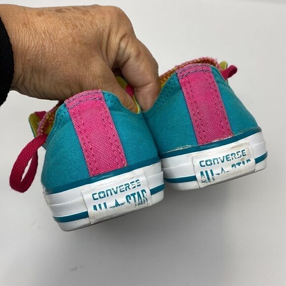 Converse Chuck Taylor All Star Colour Block Double Tongue Sneakers - Picture 7 of 13